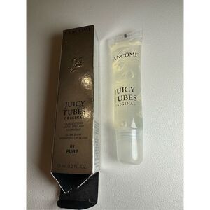 Lancôme Juicy Tubes Original Lip Gloss Color: 01 Pure - clear sheer Size 0.5 oz/